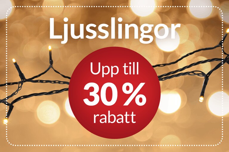 Skapa stämning med julbelysning