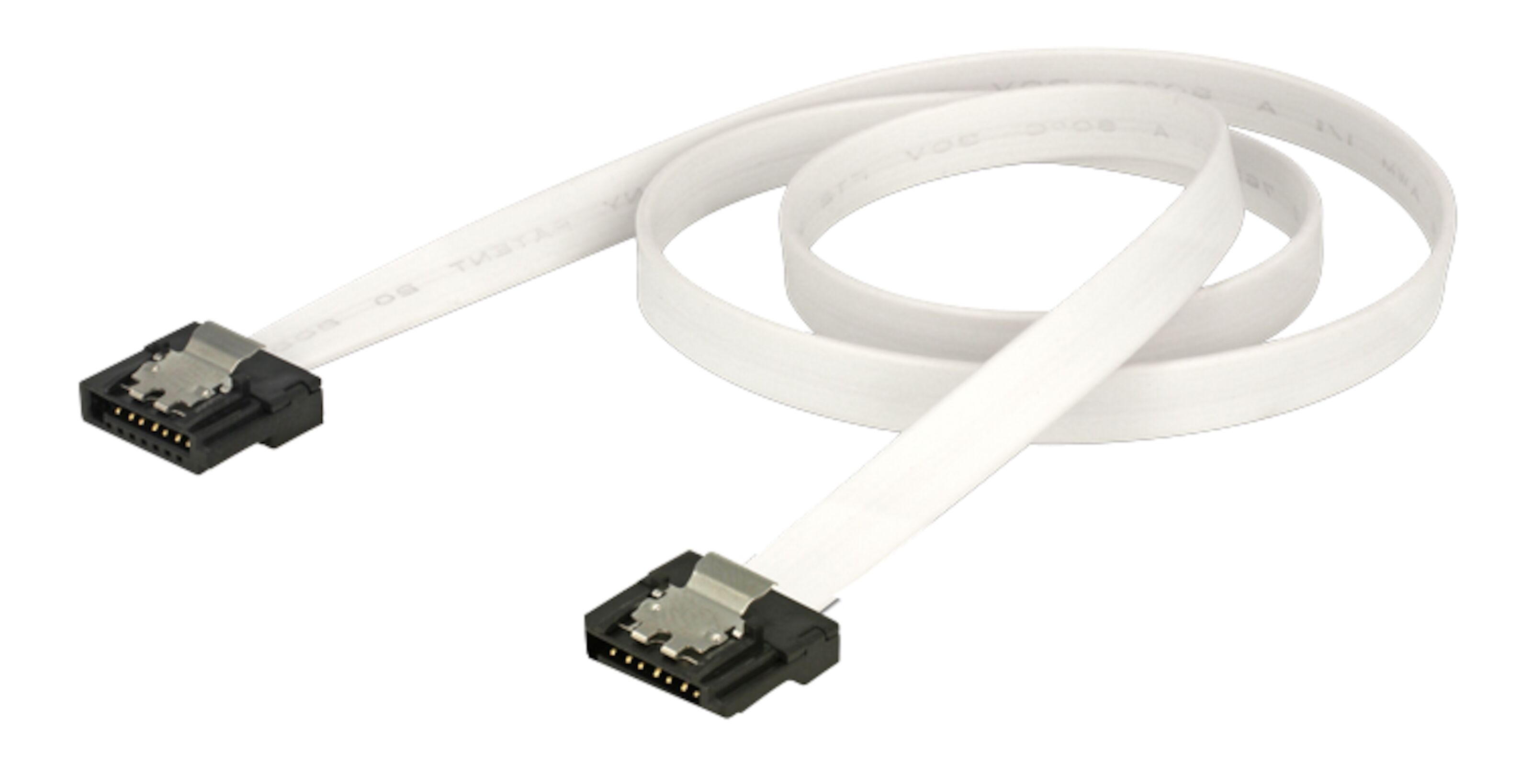 SATA 6 Gb/s-kabel med lavprofilkontakter 0,5 m