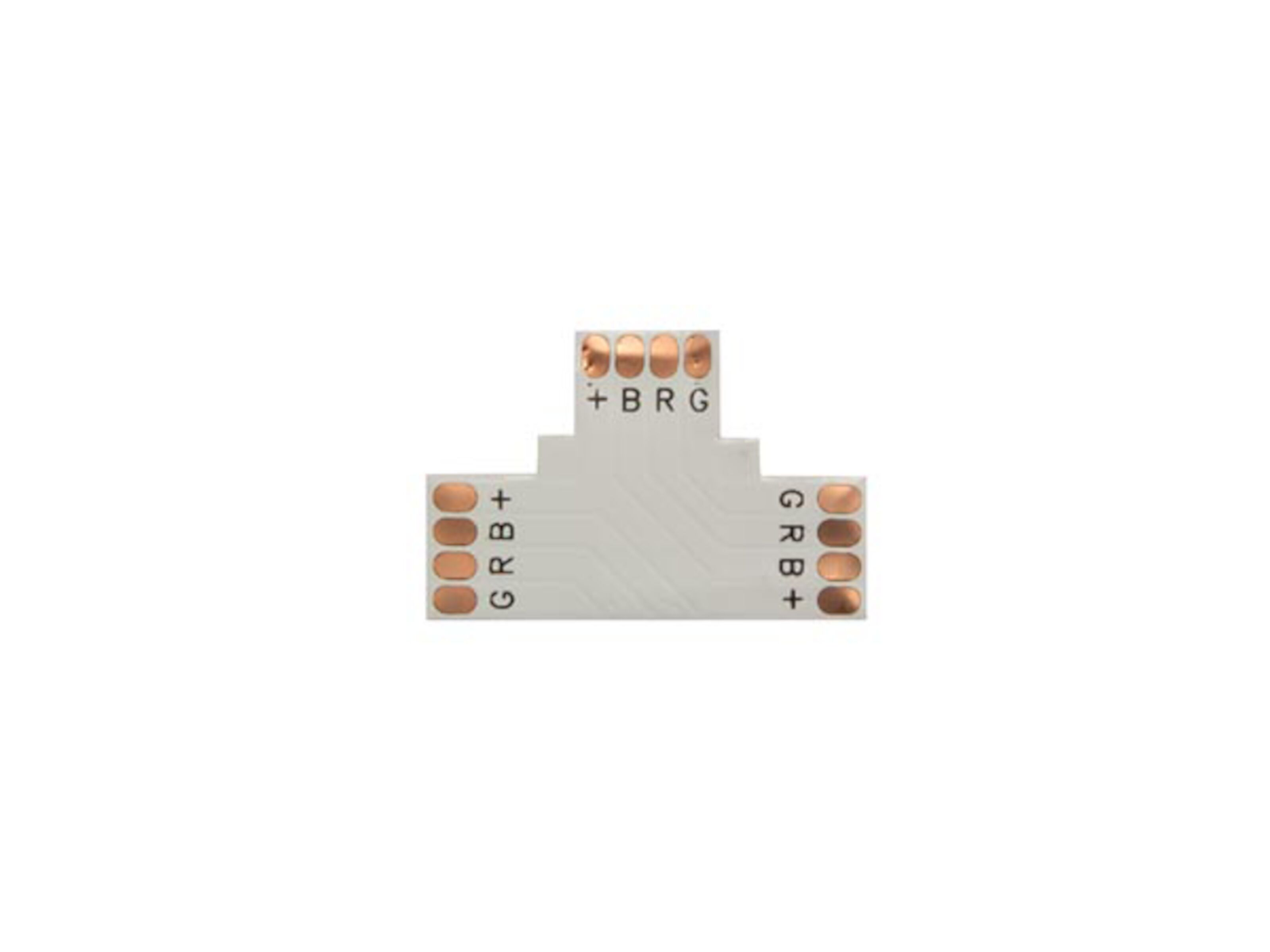 Velleman PCB-skarv typ T för 10 mm RGB-LED-slinga. PCB-skarv för LED-slinga