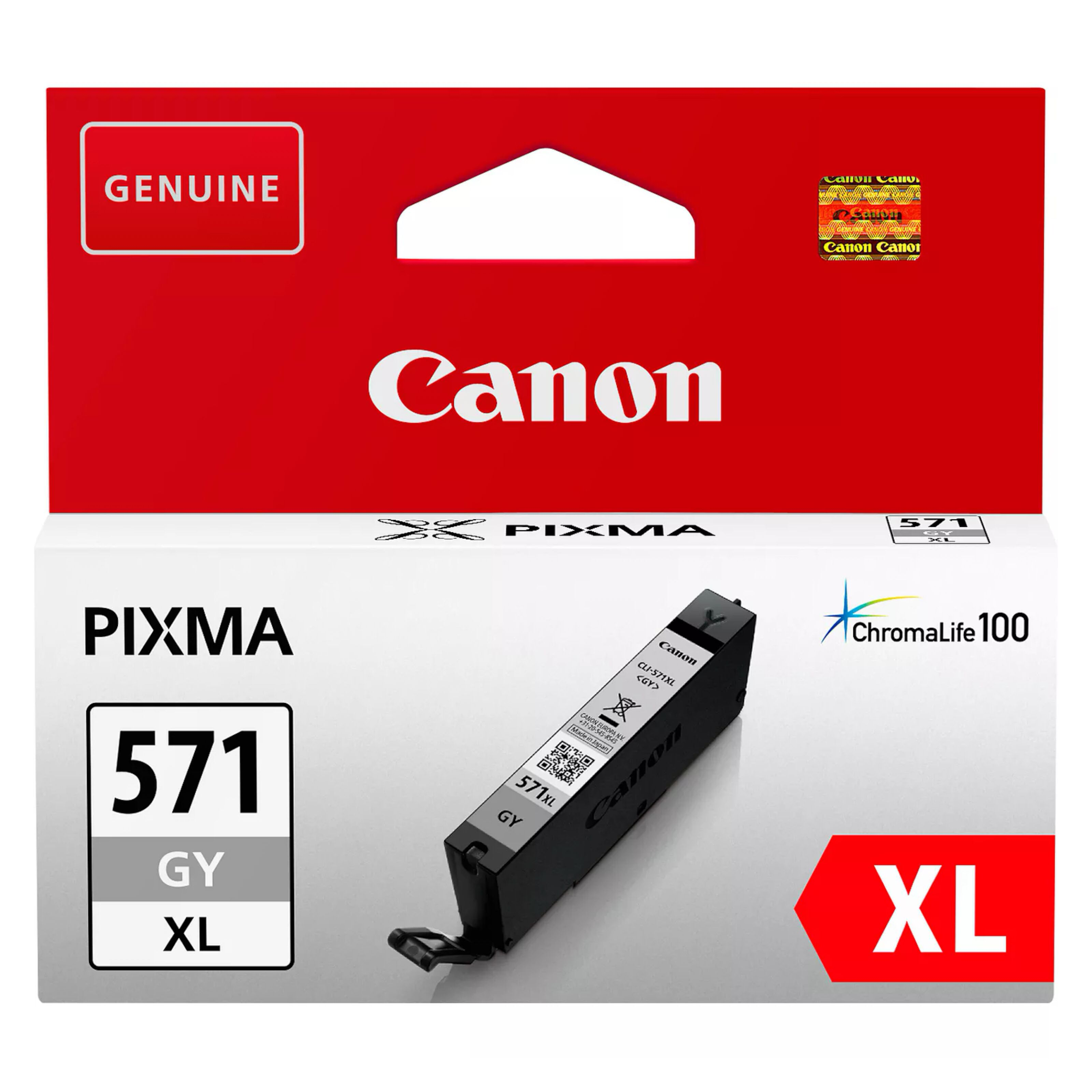 Canon Pixma PGI-570 / CLI-571 XL Set med Grå (BK/Bk/C/M/Y/GY). Kompatibla  (ej Canon original) bläckpatroner. Fri frakt.