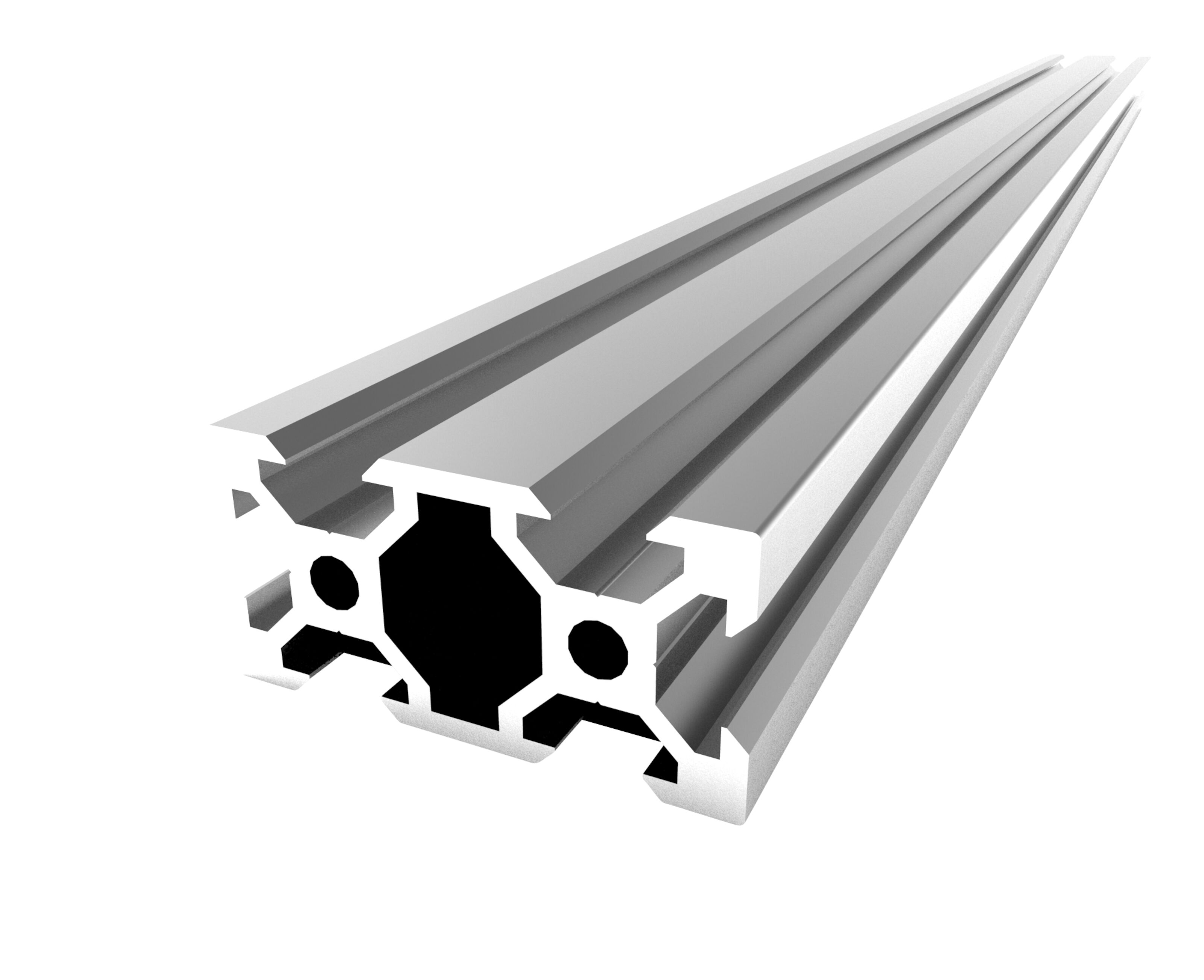 Ratrig Aluminiumprofil 20×40 mm 150 cm
