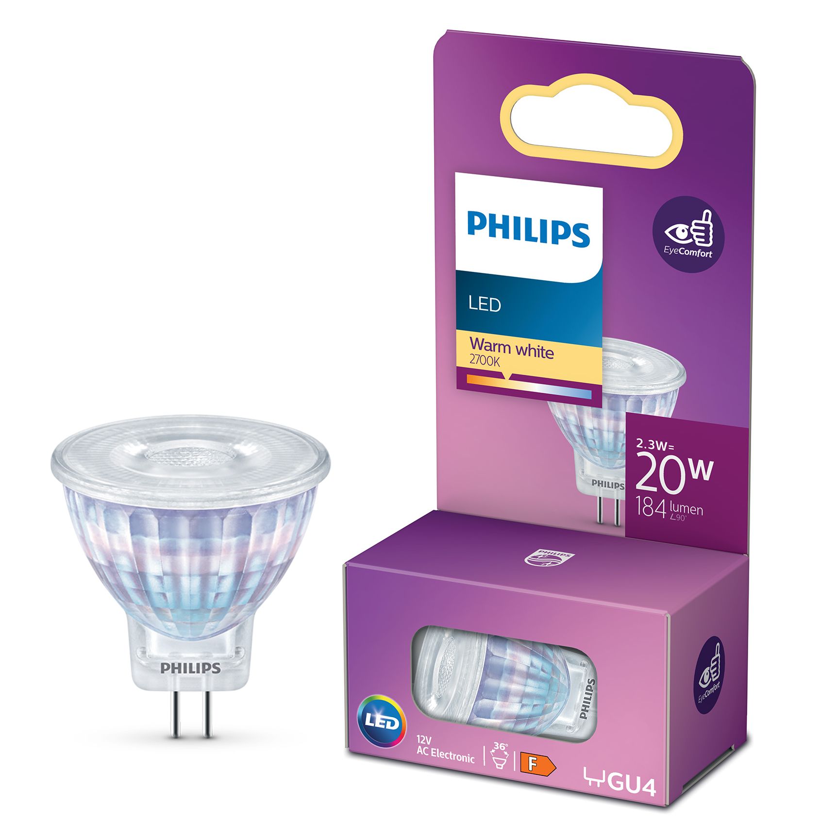 Philips LED-lampa GU4 184 lm - LED-lampor Kjell.com