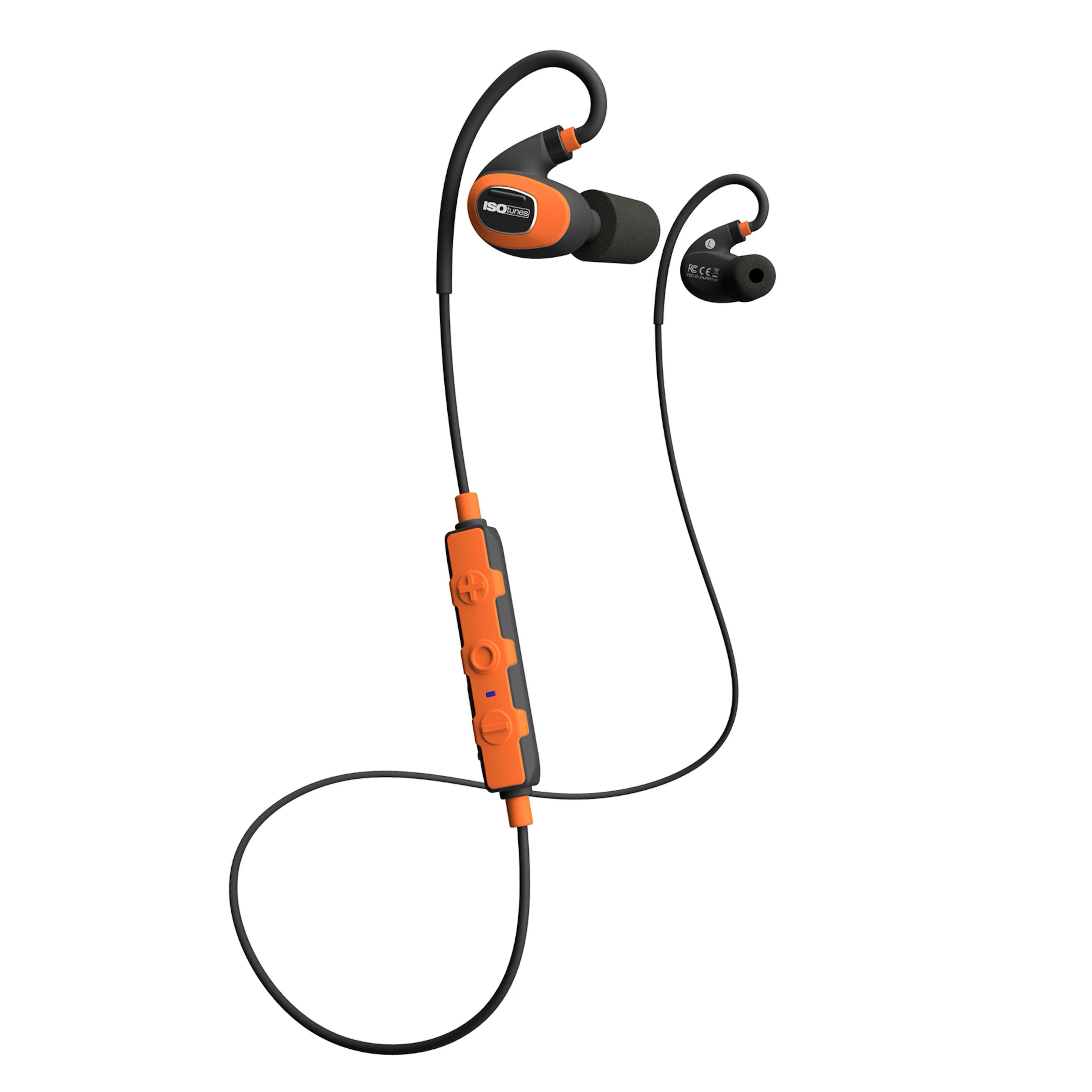 Isotunes Pro 2.0 Hörselskydd med Bluetooth Orange EN352