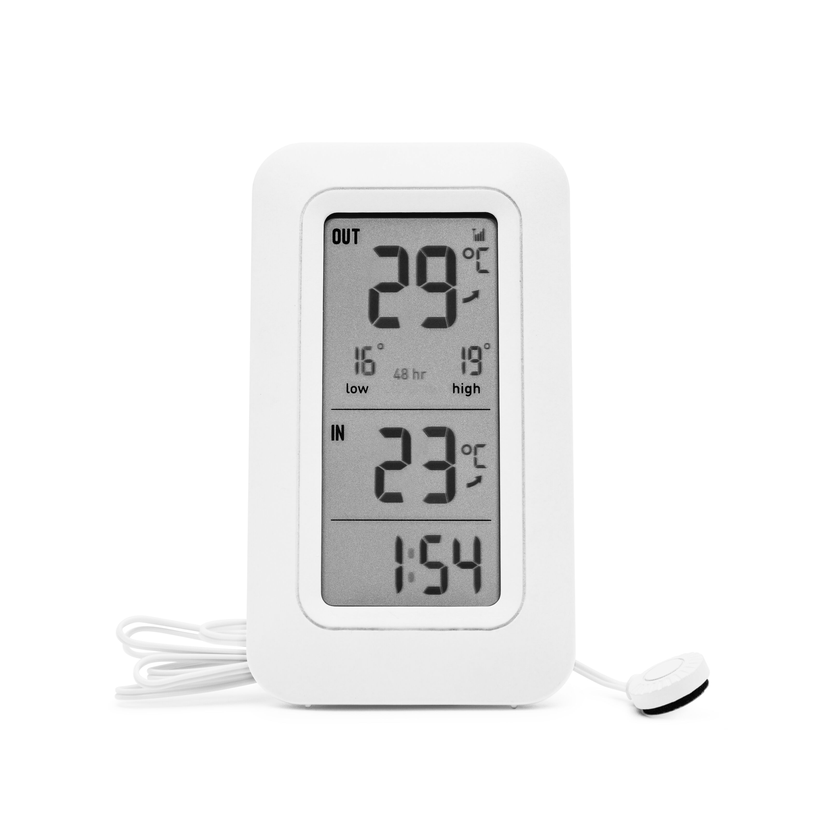 ThermoPro TP65C digital trådlös hygrometer för inomhus- och utomhusbruk,  termometer, trådlös temperatur- och fuktighetsmätare med pekskärm,  bakgrundsbelyst väderstation, 150 meters räckvidd : : Trädgård