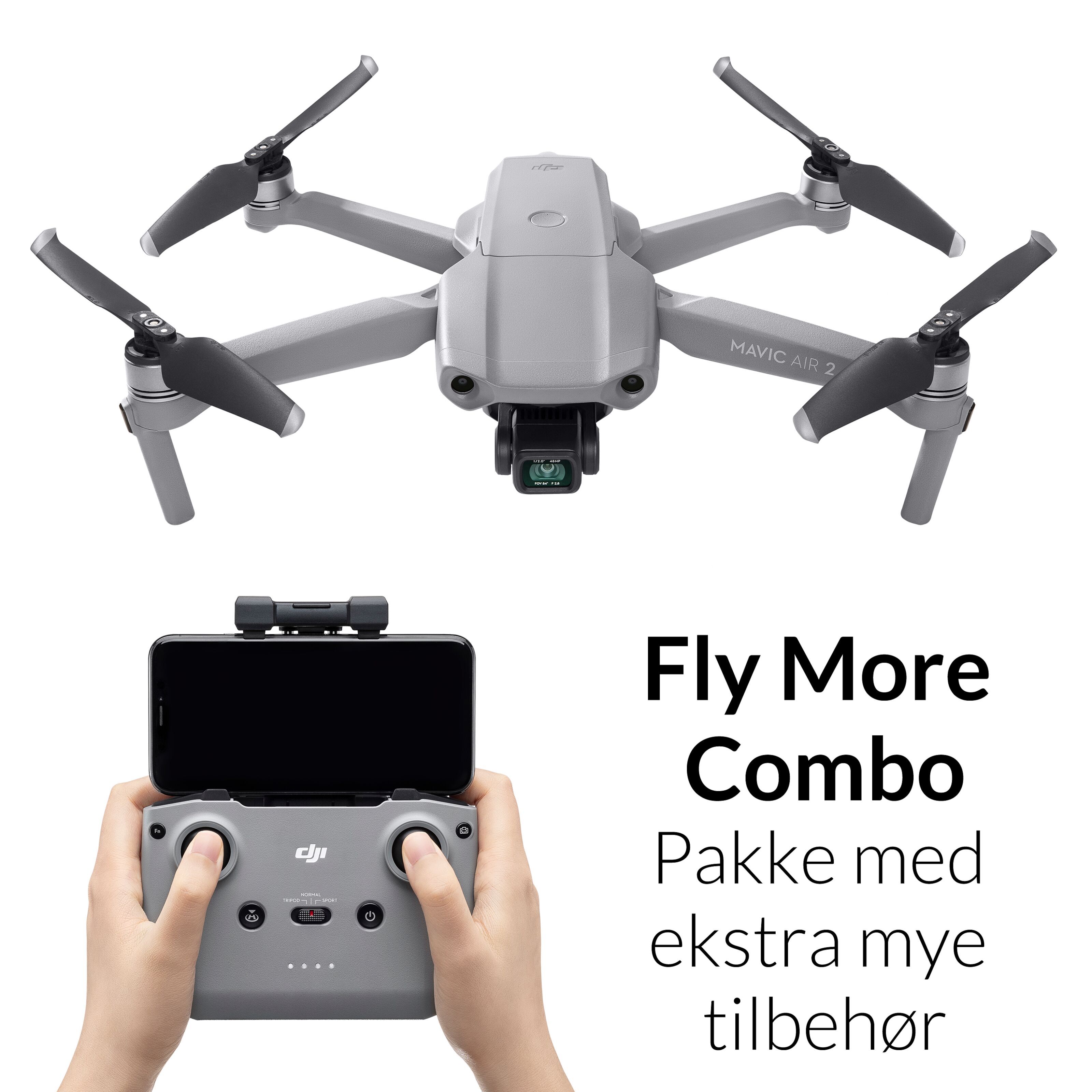 dji mavic air 2 drone med fly more combo