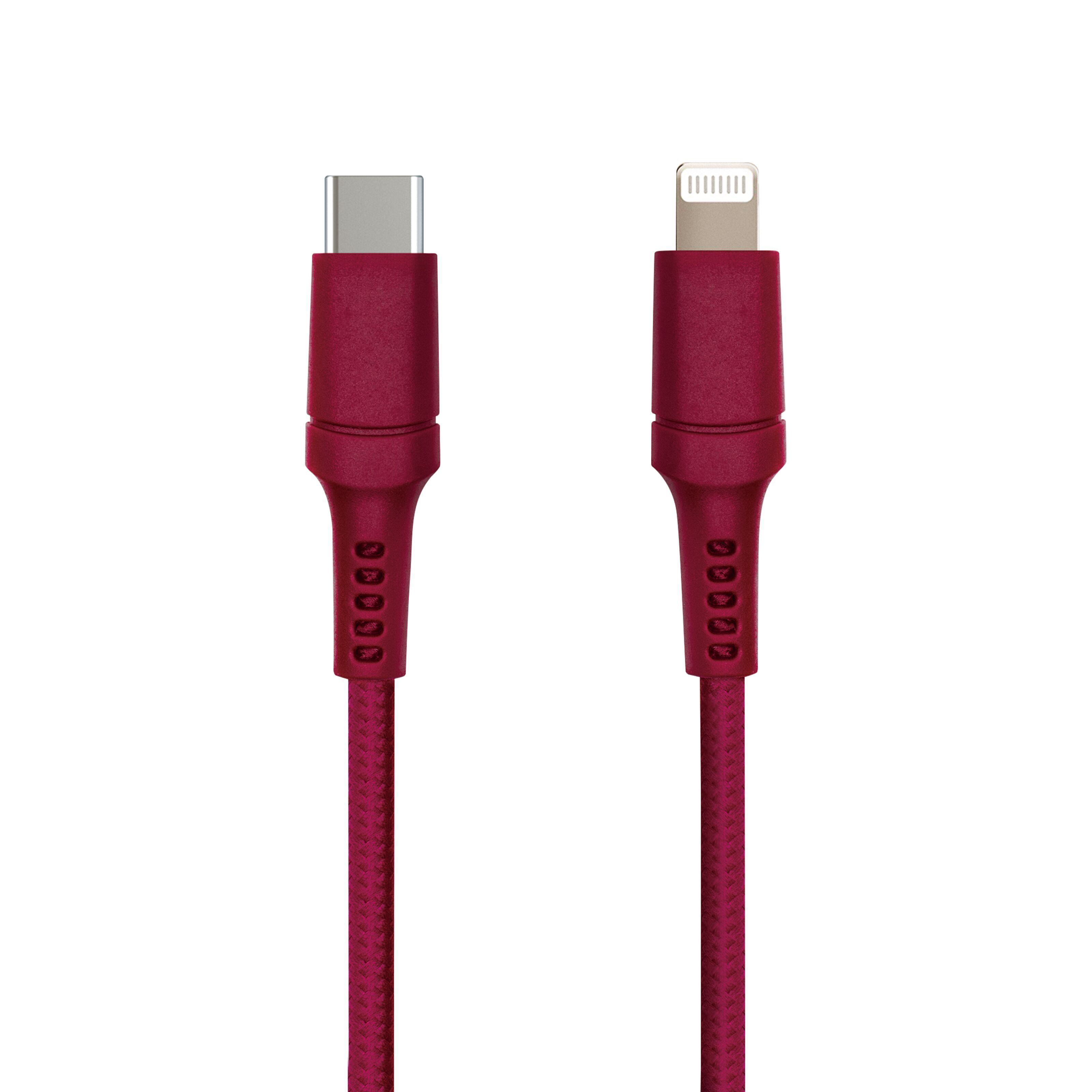 Nomadelic USB-C till Lightning 1.5 m Röd