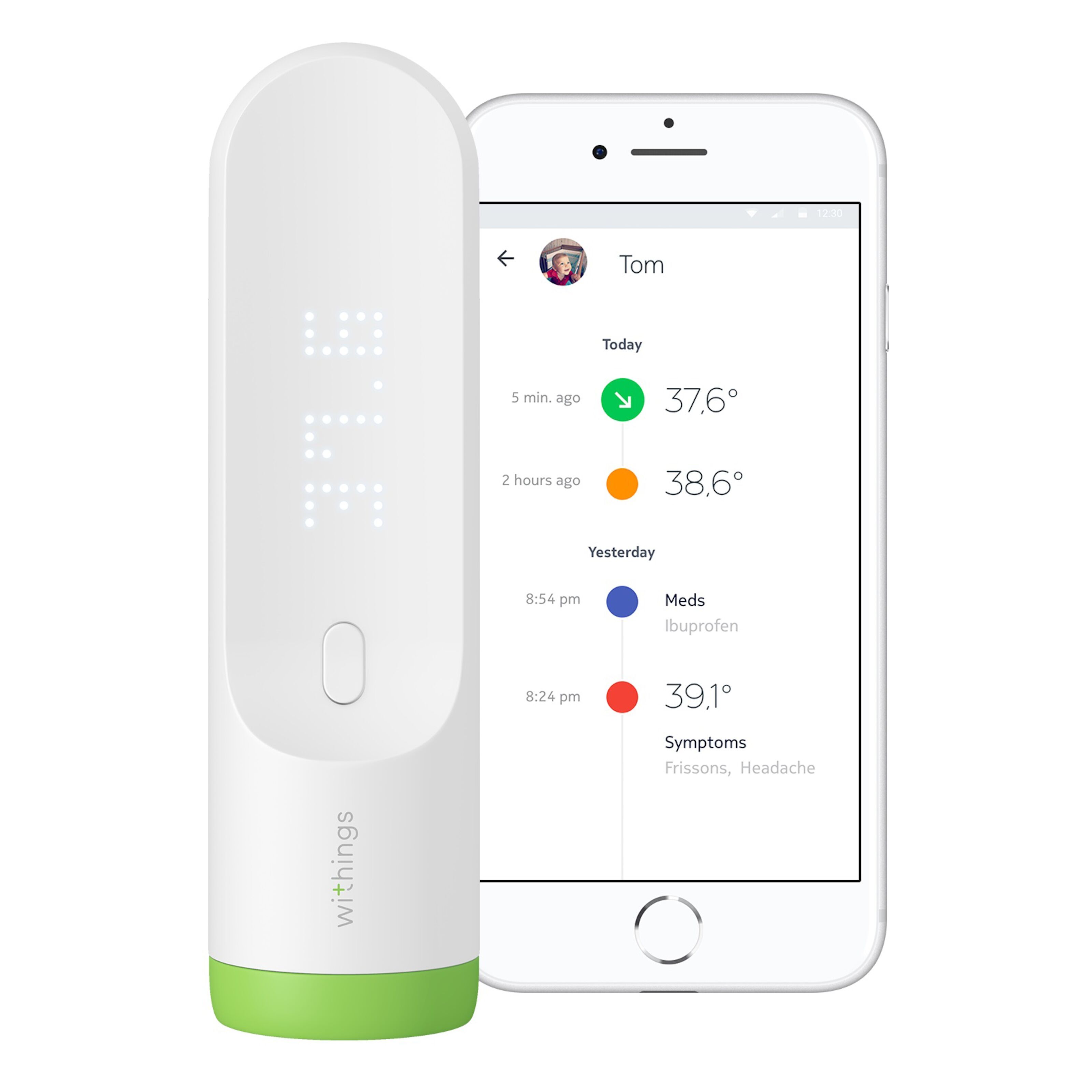 Withings Thermo Hygienisk febertermometer