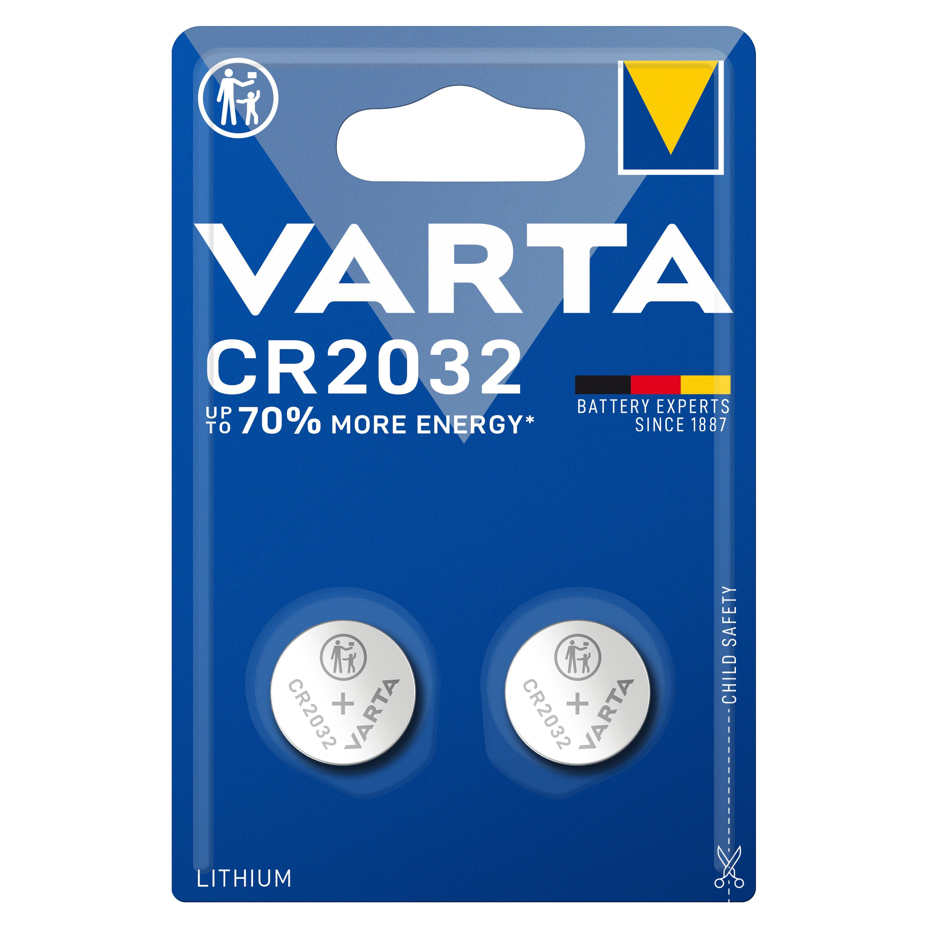 CR2032 FM VARTA MICROBATTERY - Batteri: litium