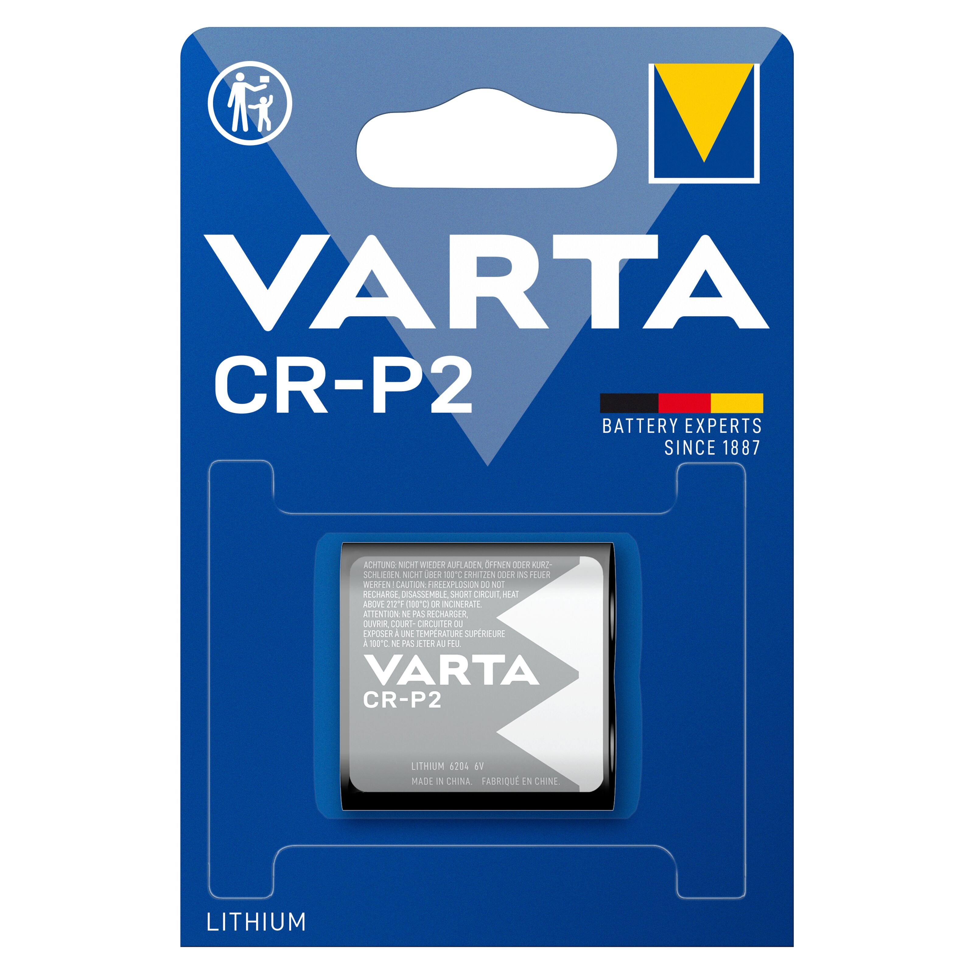 Varta Litiumbatteri 223/CR-P2 1-pack