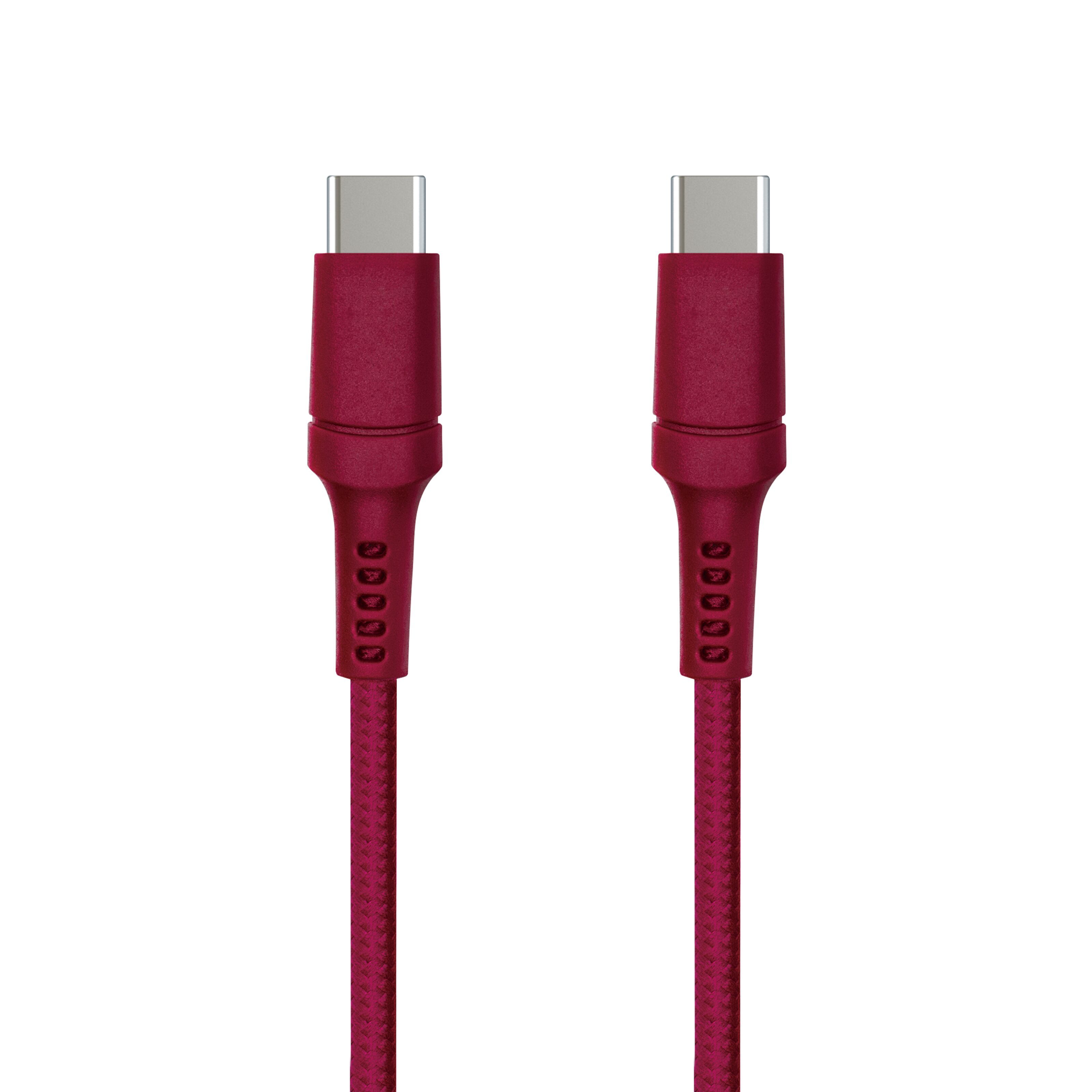 Nomadelic USB-C till USB-C 1,5 m Röd