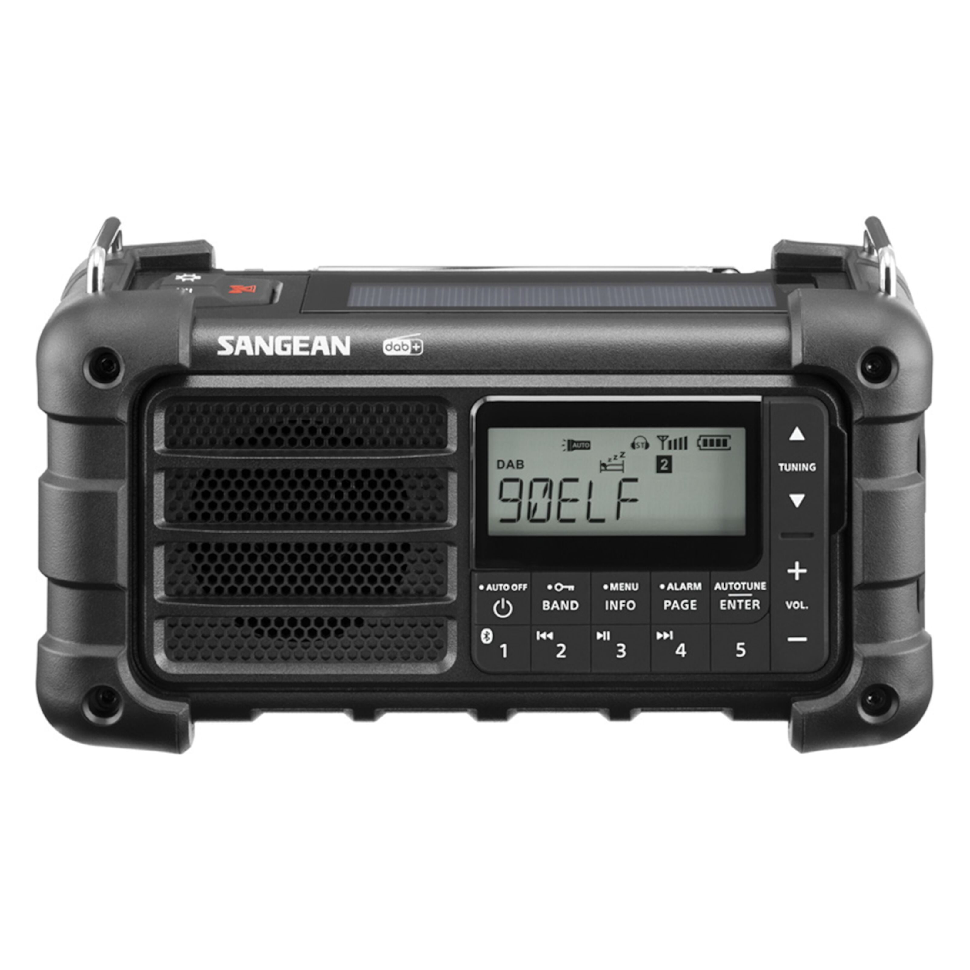 Sangean MMR-99 DAB+ Dynamoradio Med Solcell - DAB-radio | Kjell.com