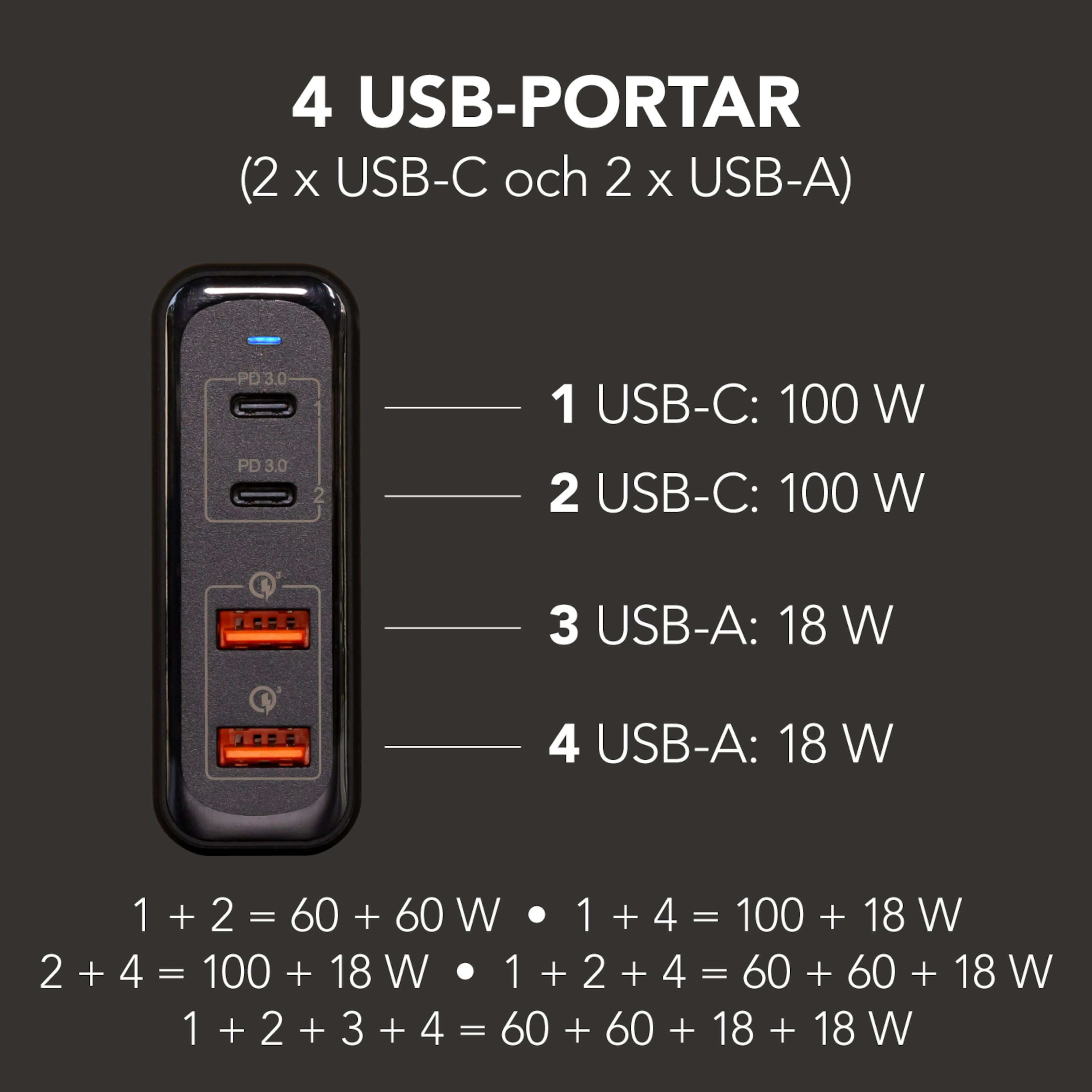 LILLHULT USB-C till USB-C - mörkgrå 1.5 m
