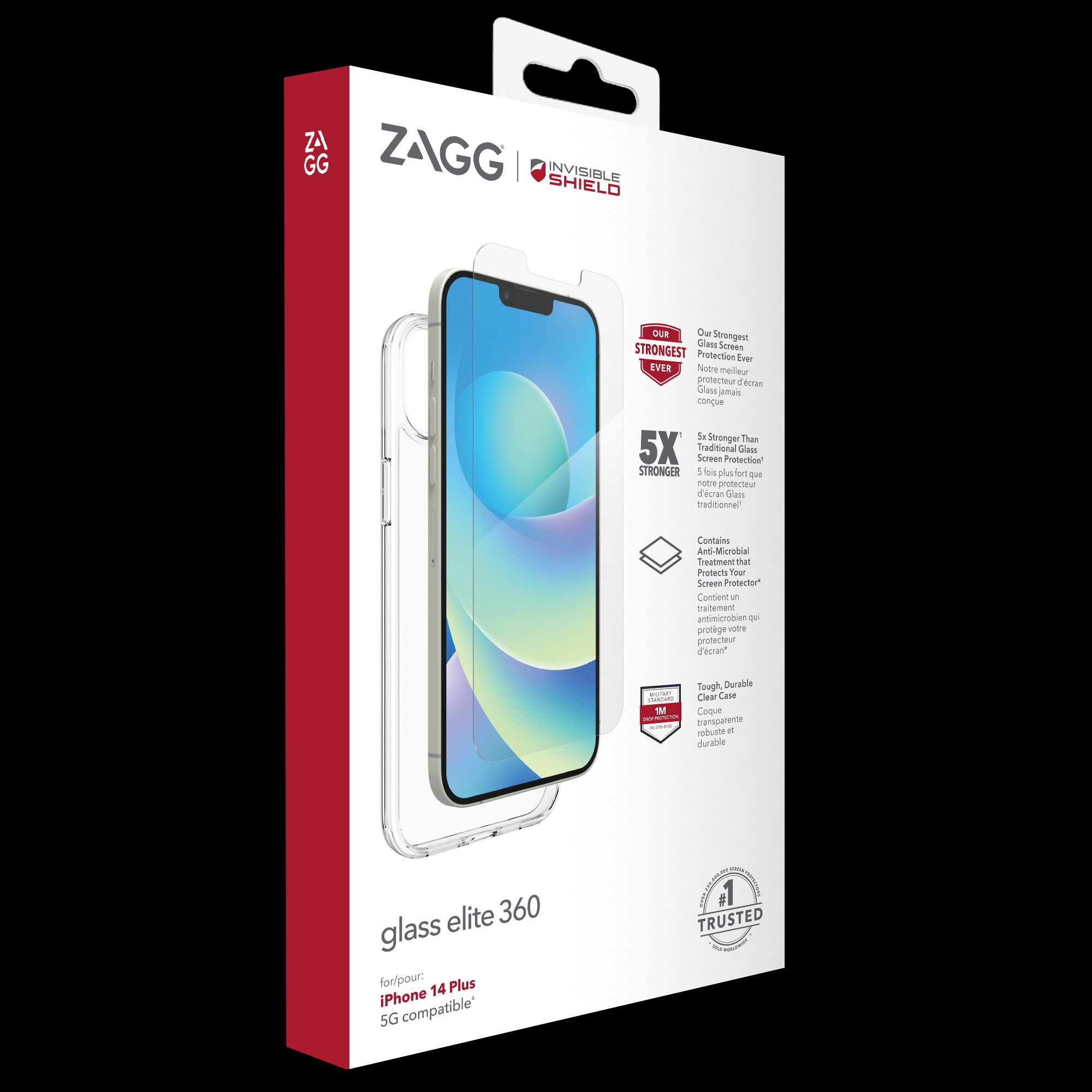 Invisible Shield Glass Elite 360 för iPhone 13 Pro Max och 14 Plus