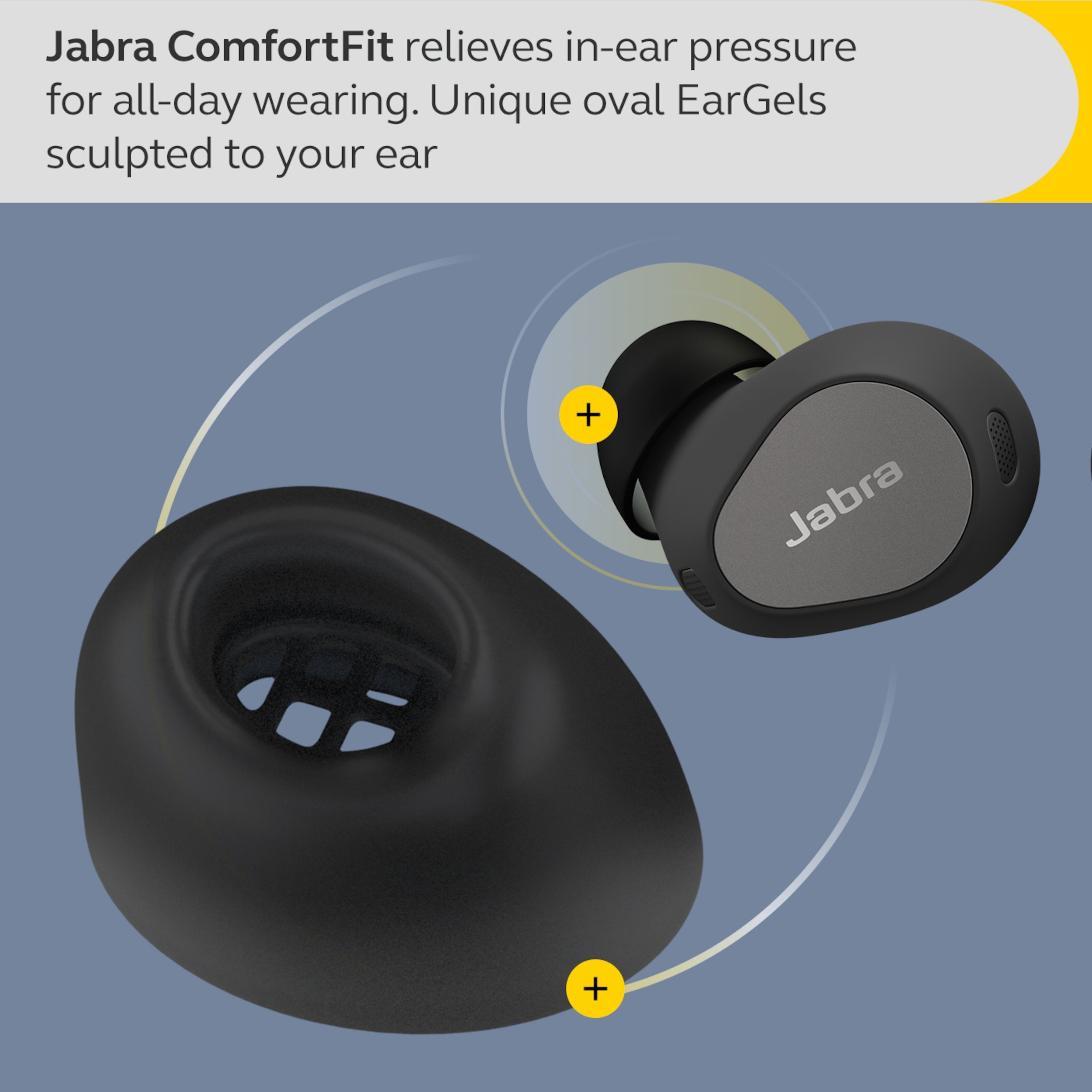 Jabra Elite 10 Trådlösa Hörlurar - Sporthörlurar | Kjell.com