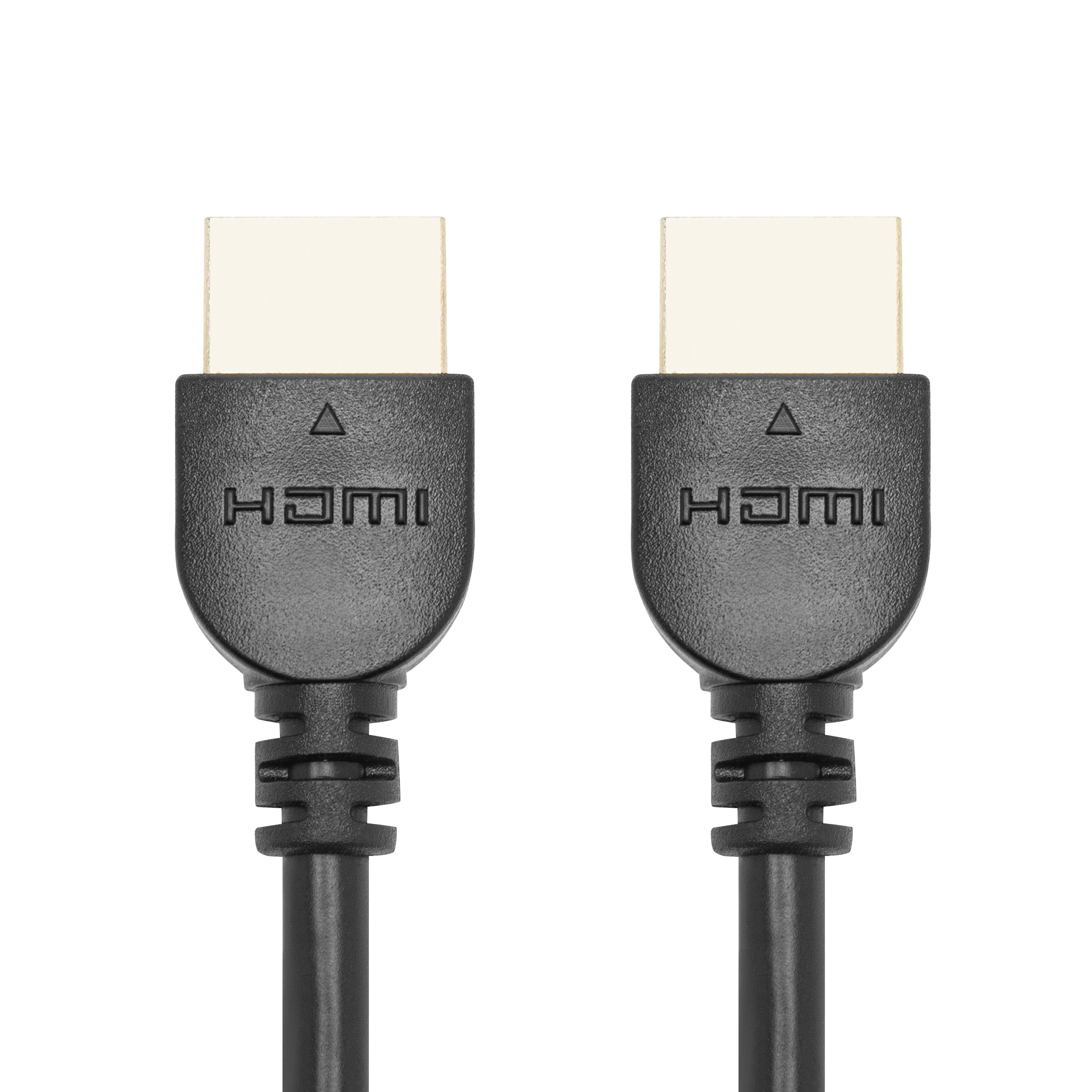 2 m Premium certifierad HDMI 2.0-kabel - Hög hastighets UHD 4K 60 Hz  HDMI-kabel med Ethernet - HDR10, ARC - UHD HDMI Video-sladd - För  UHD-skärmar