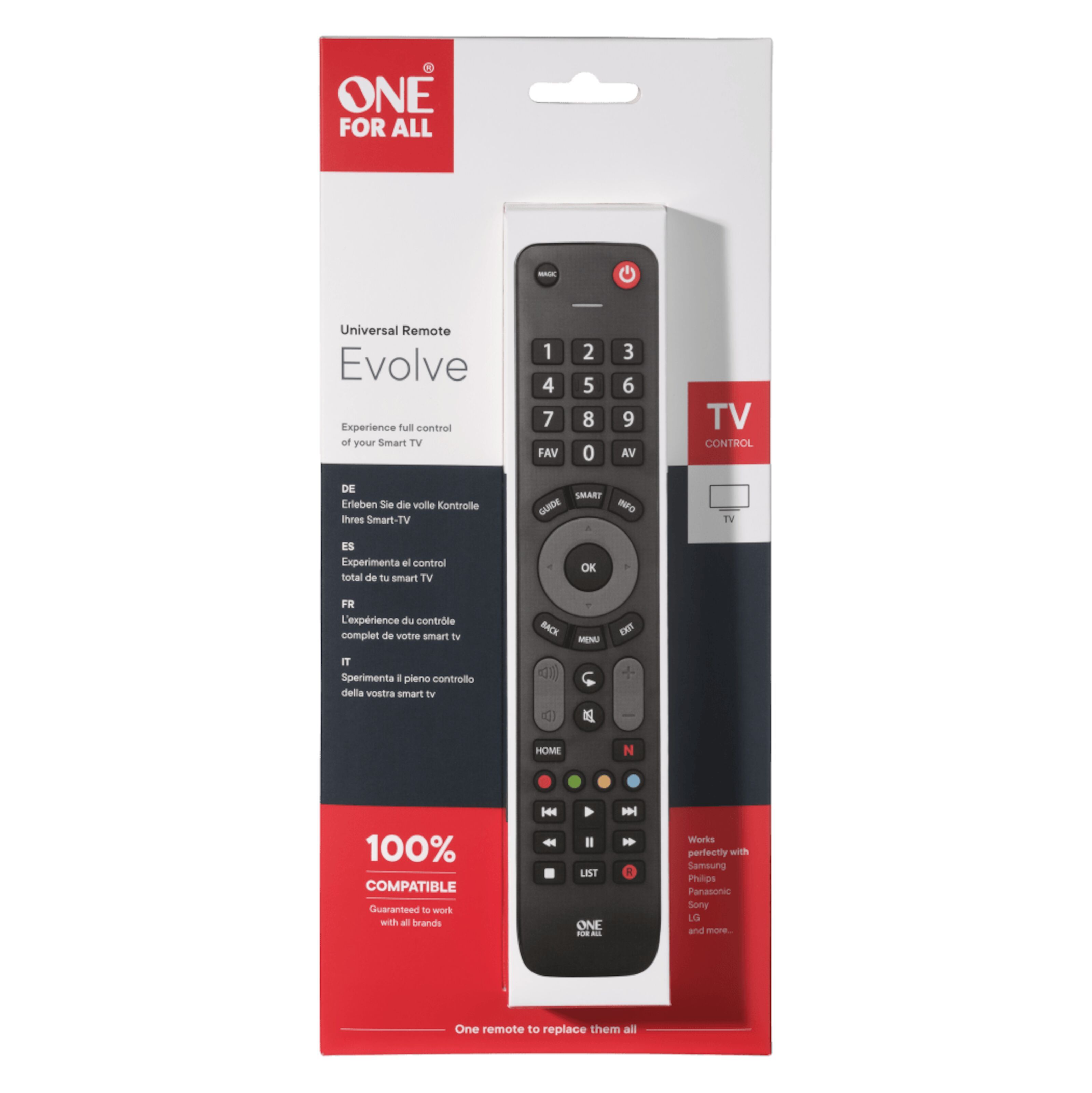 All in one on sale remote control