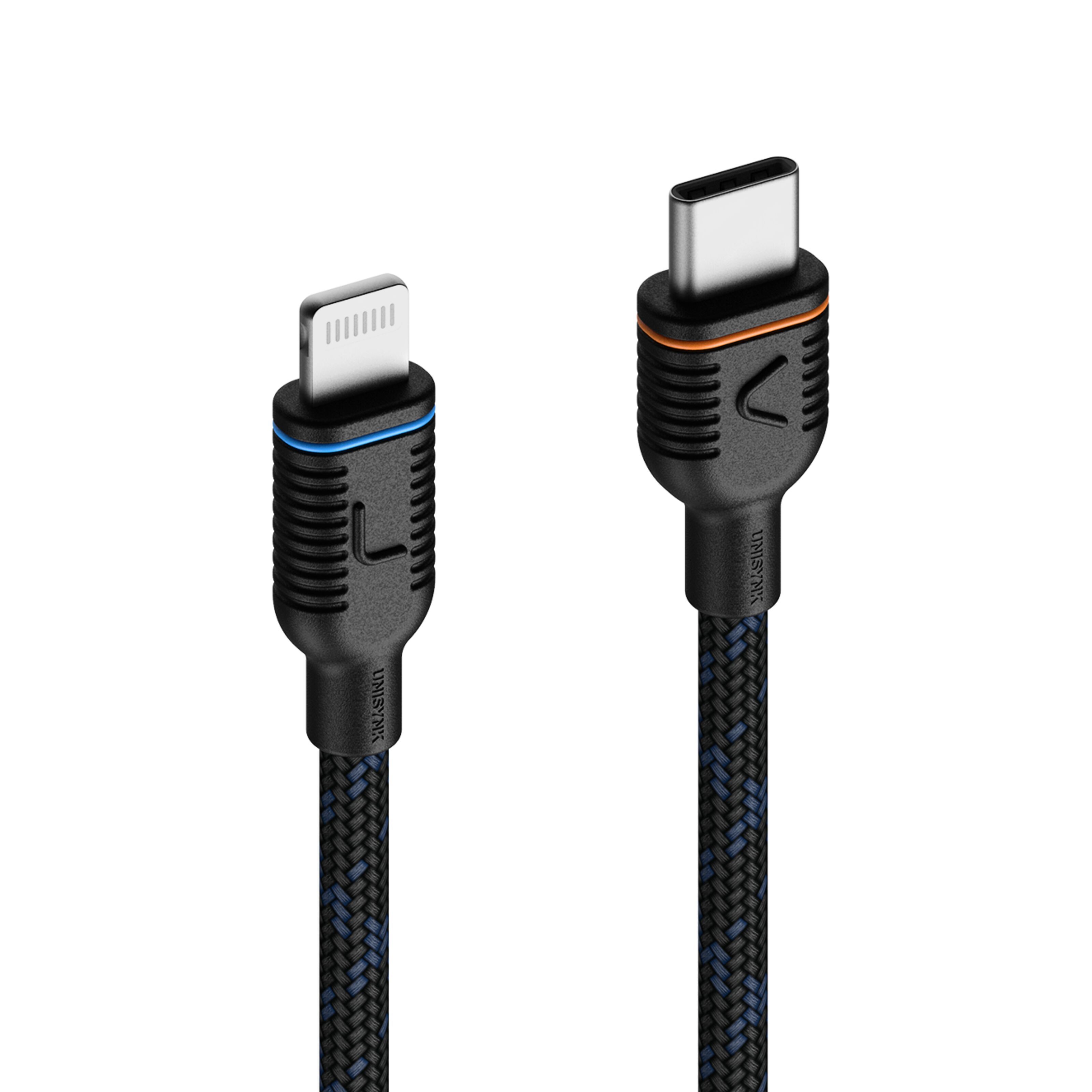 Unisynk Magnetisk USB-C-Lightning 1 m