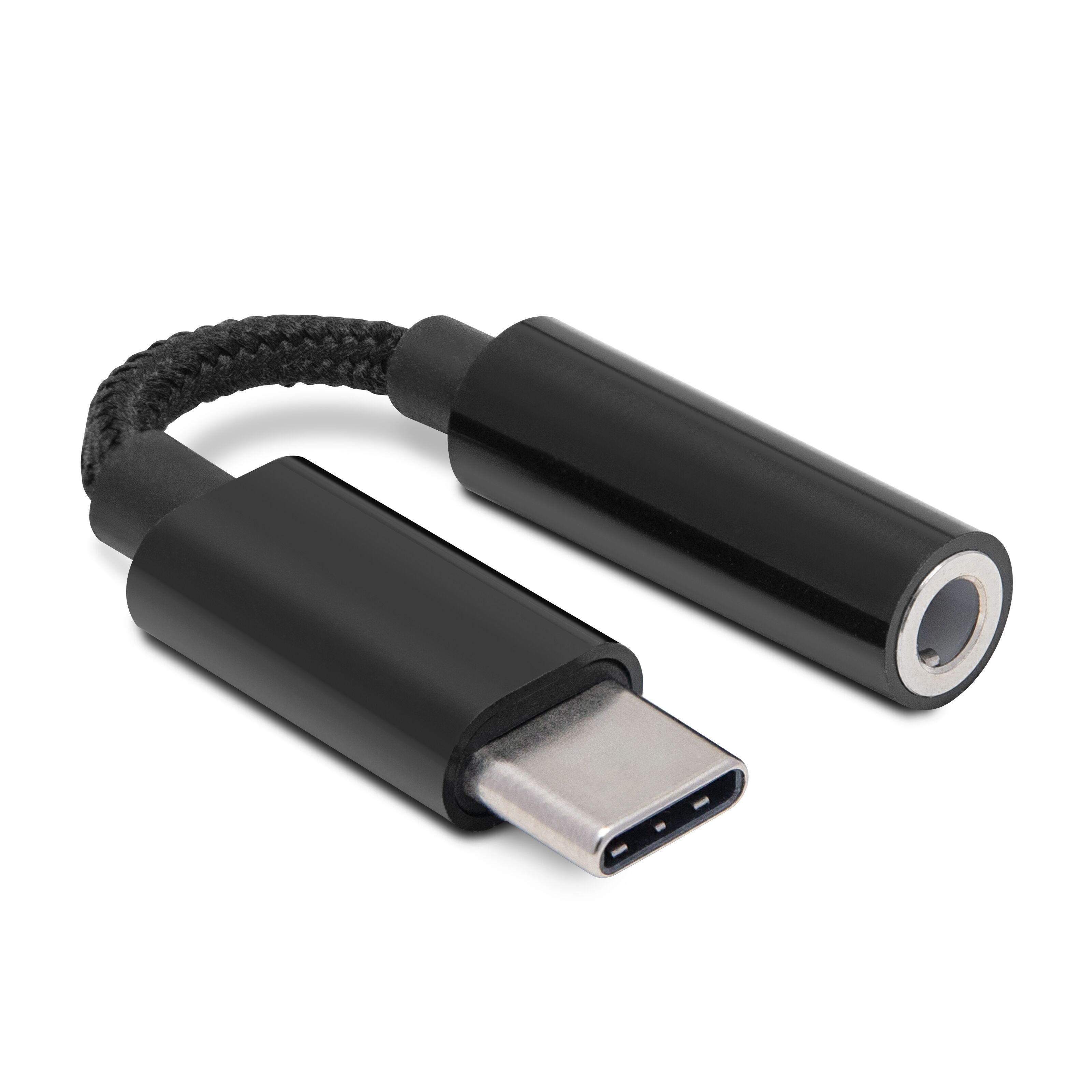 Linocell USB-C till 3,5 mm Svart