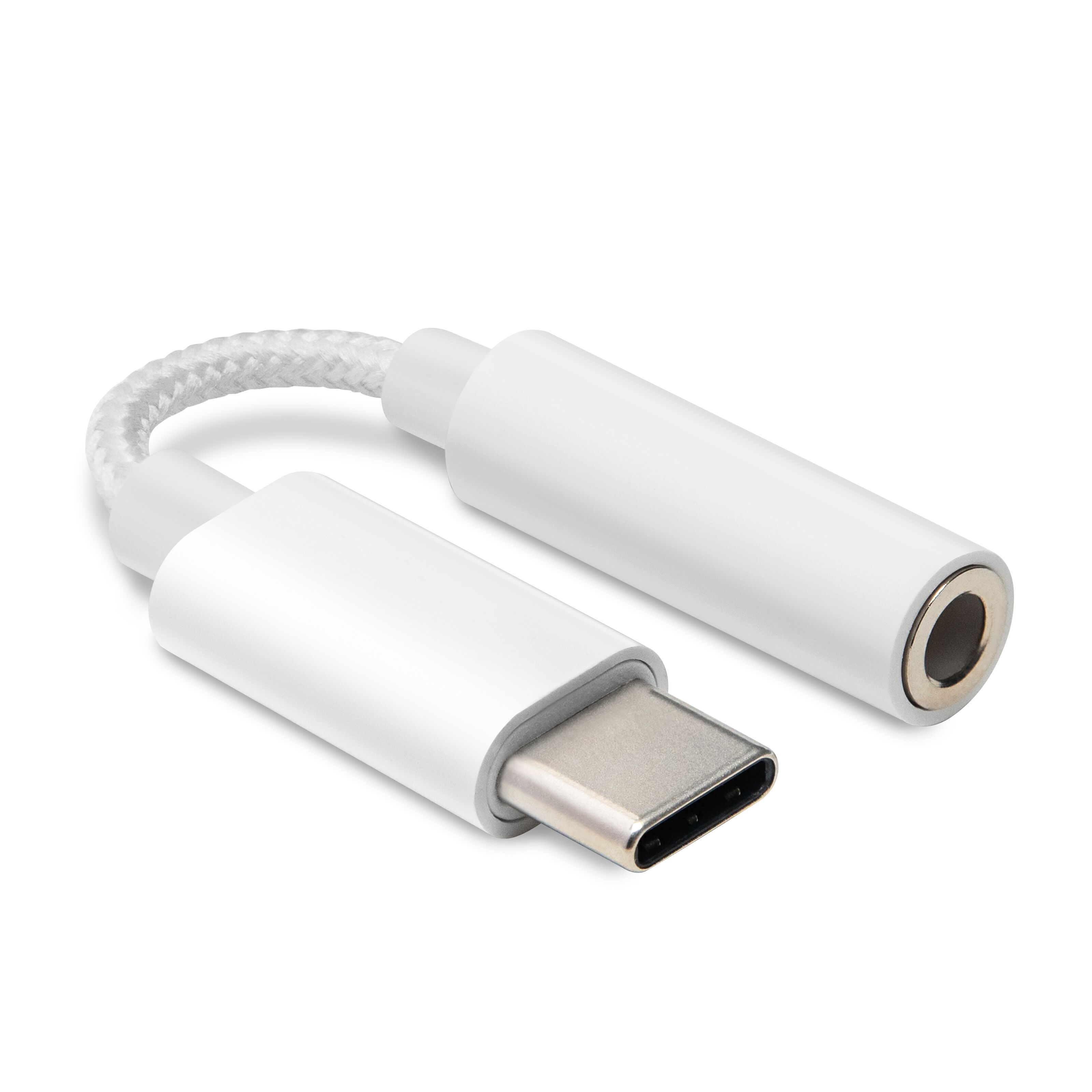 Linocell USB-C till 3,5 mm Vit