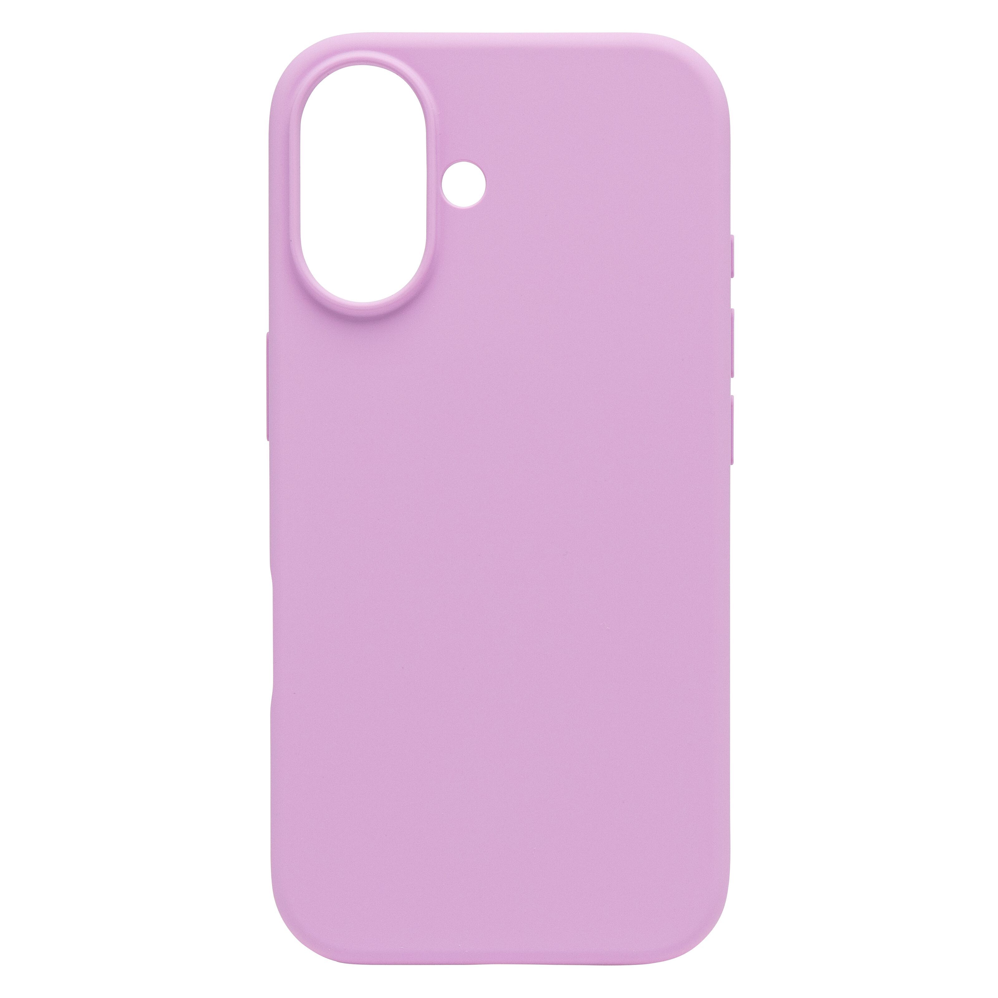 Linocell Rubber case för iPhone 16 Rosa