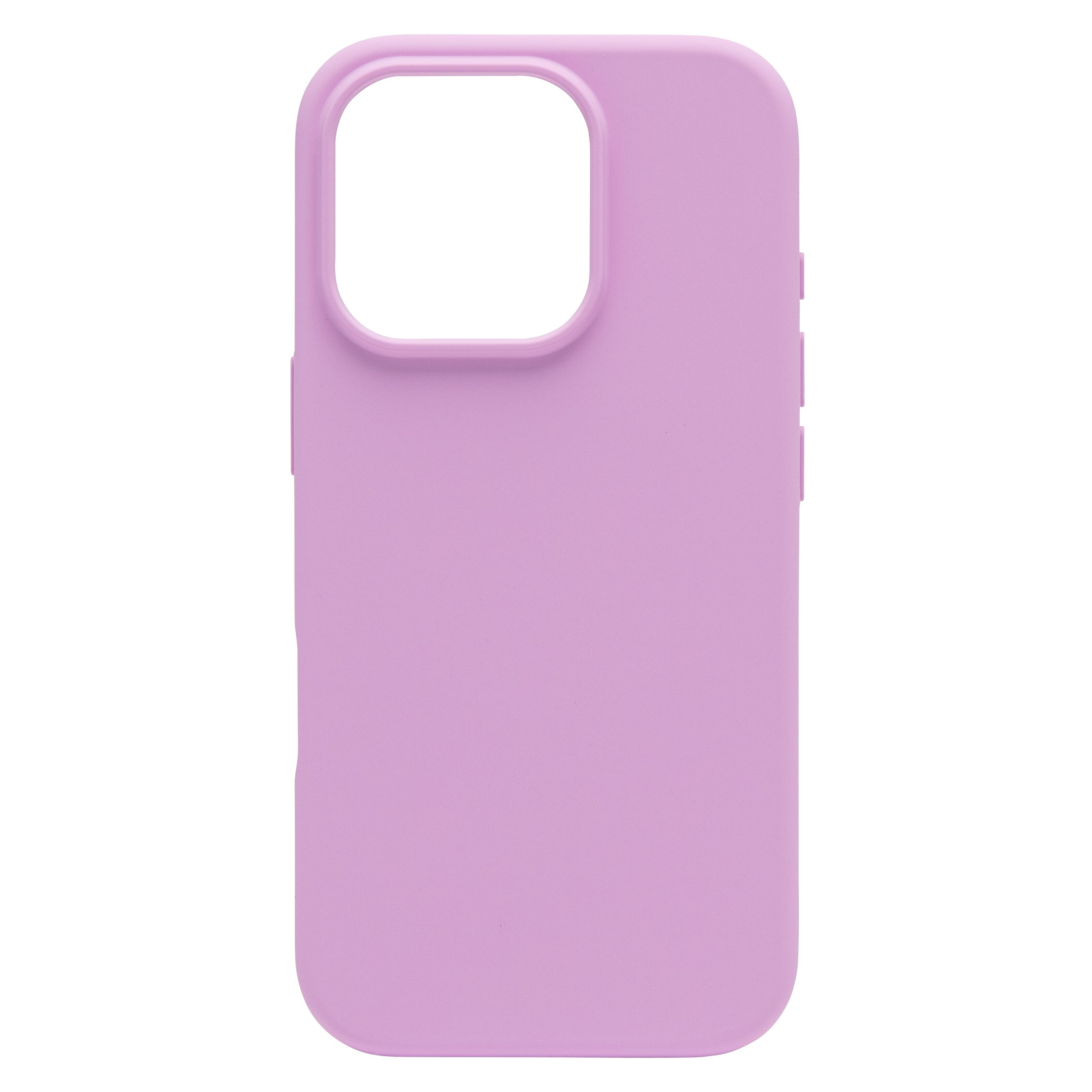 Linocell Rubber case för iPhone 16 Pro Rosa