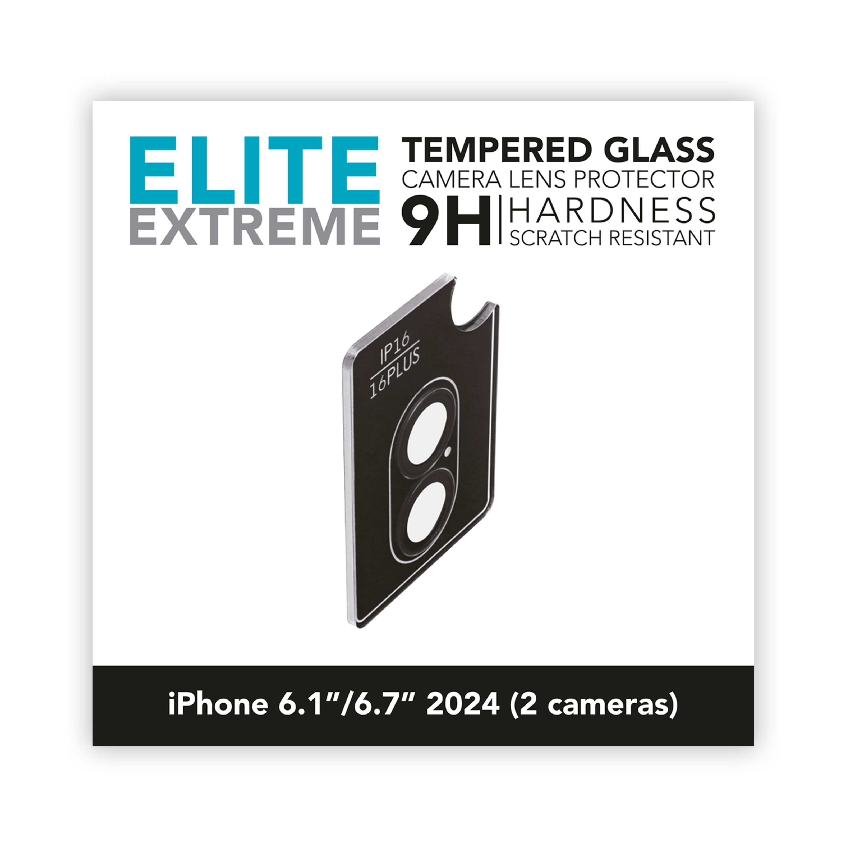 Linocell Elite Extreme Skydd för kameralinsen iPhone 16 och 16 Plus