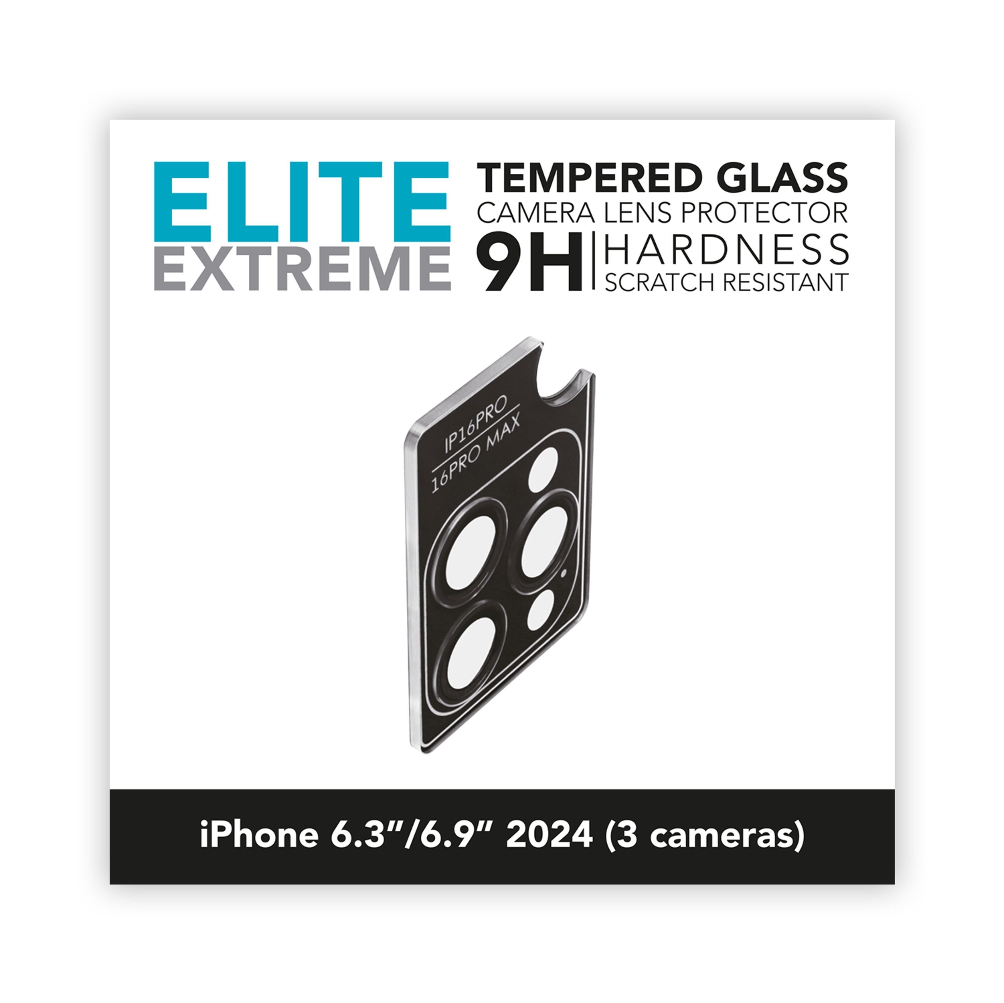 Linocell Elite Extreme Skydd för kameralinsen iPhone 16 Pro och 16 Pro Max