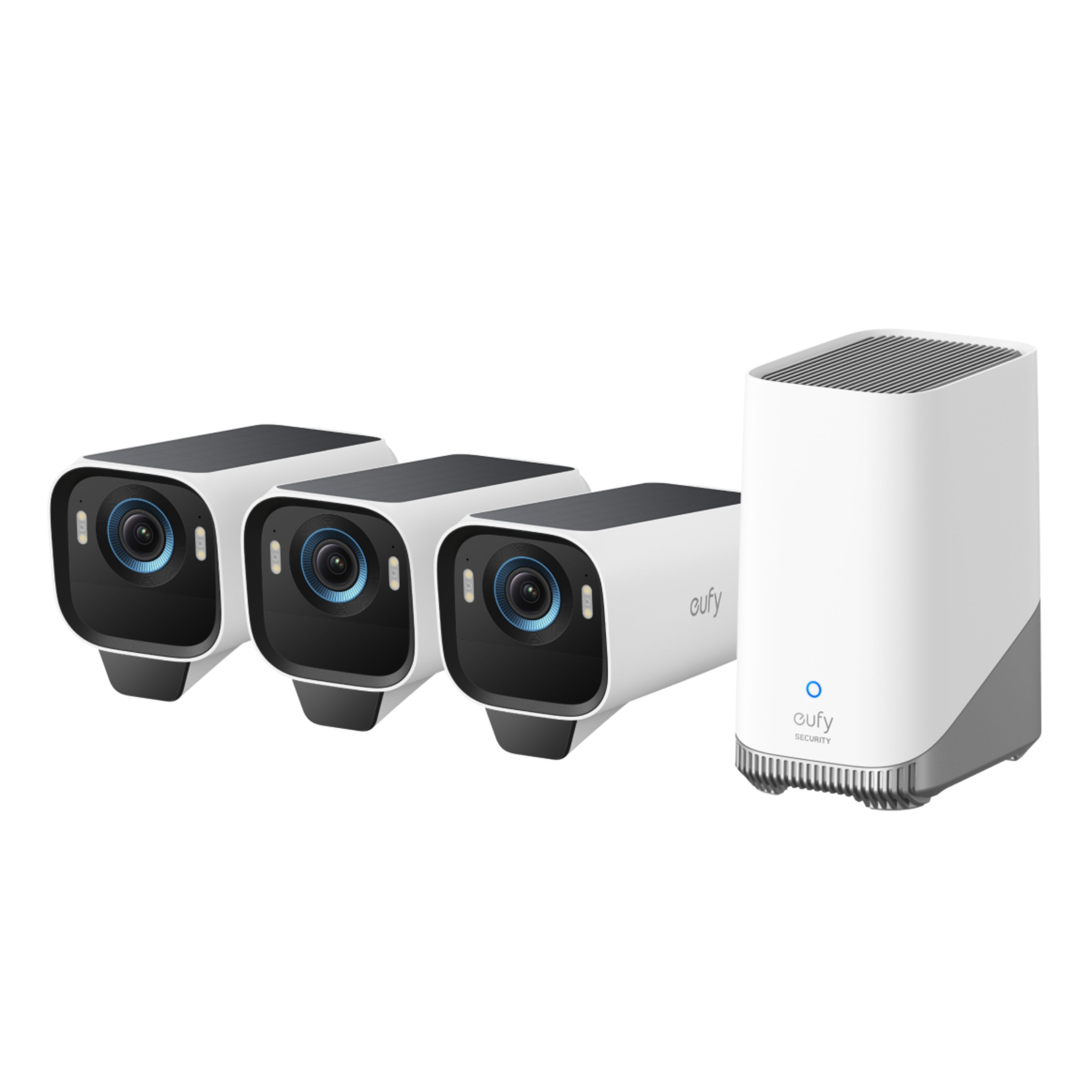 Eufy EufyCam S3 Pro kit med solpanel 3 kameror