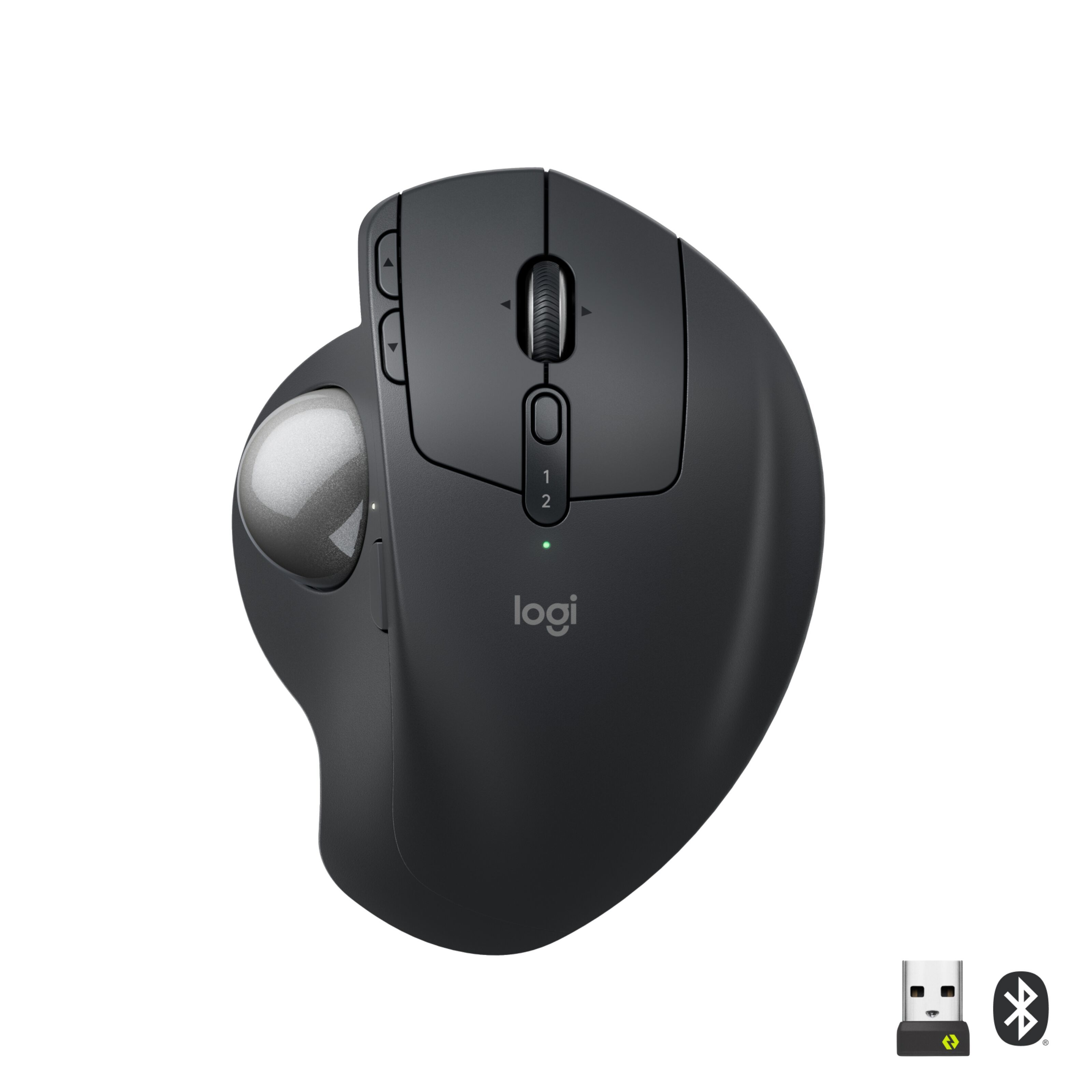 Logitech MX Ergo S Ergonomisk mus med styrkula